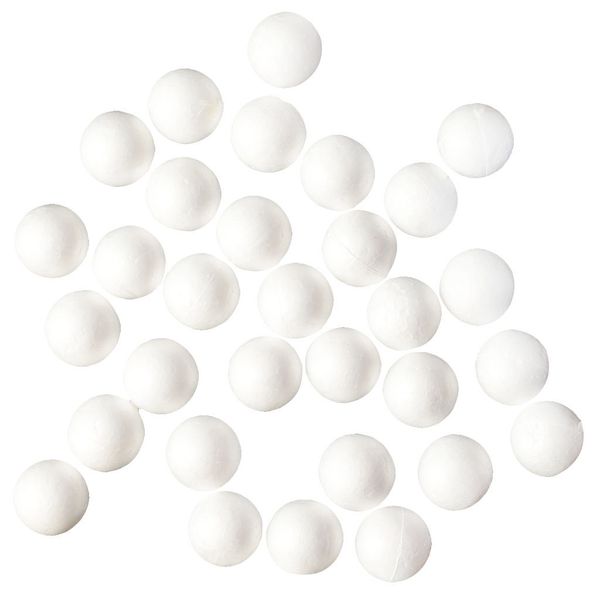 

120mm white modelling craft polystyrene solid foam balls