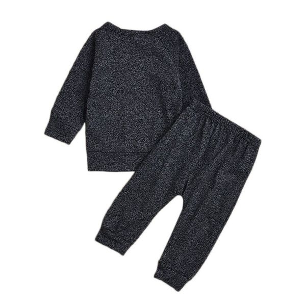 

baby boys clothes set infant clothing autumn winter baby girls clothes t-shirt+pant costume suit newborn new1, White