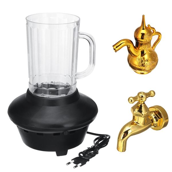 

led magic faucet mug color nightlight water floating fountain faucet tap light