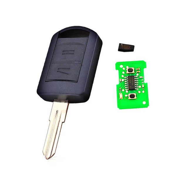 

2buttons hu46 blade remote key for opel vauxhall 5wk48668/5wk48669 agila meriva astra corsa c combo van tigra vectra +id40 chip