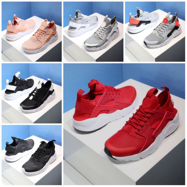 

новые поступления 2019 huarache 1.0 4.0 тренер обувь мужчины женщины высокое качество полоса бальк белый oreo дизайнер кроссовки тренеры 5.5