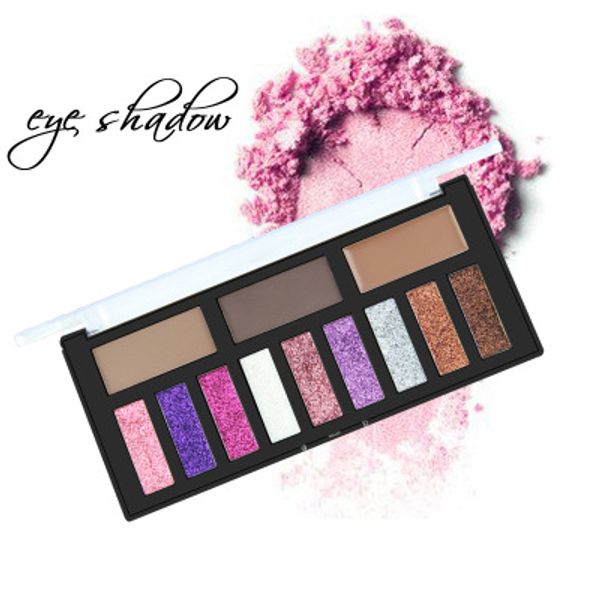 

new 12 color eye shadow plate volume plate popular easy color show lasting pearl beauty color