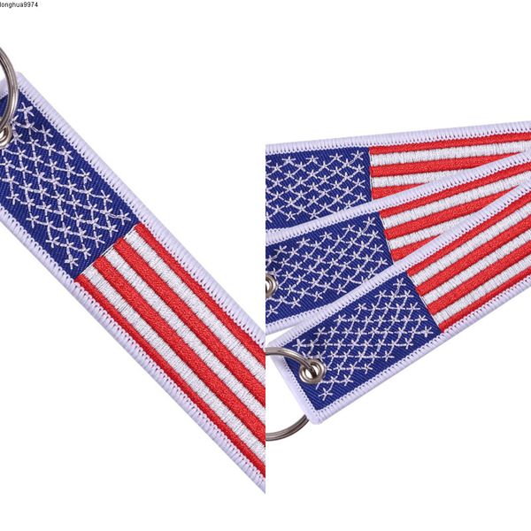 

motorcycles us for flag scooters keychain cars and patriotic with key ring edc american flag gift mobile phone strap, Silver