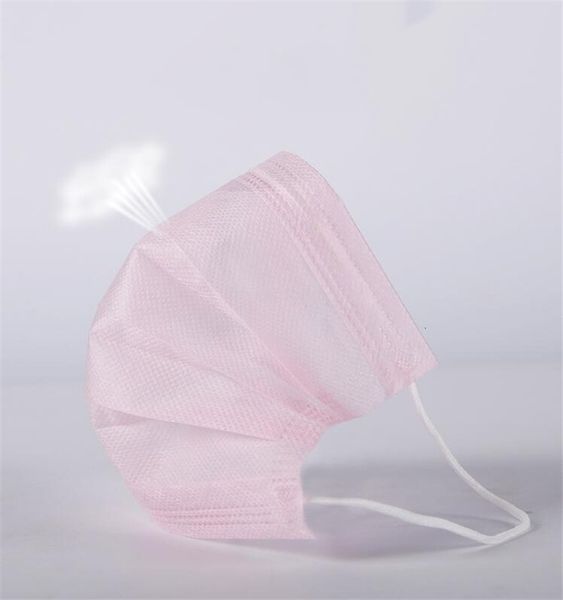 

2020 new black/white/pink masque masks non woven prevent anti dust face mask black mouth face mask three layer filter proof ma