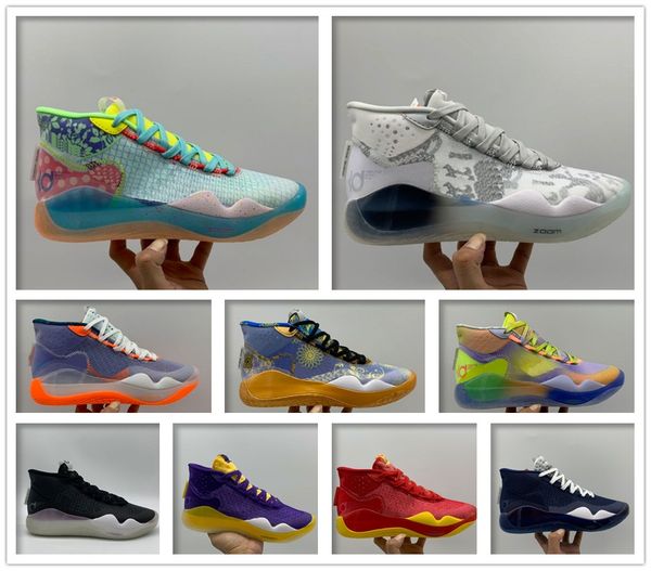 

2020 kevin durant 12 basketball shoes mens shoes kd 11 gold championship mvp finals training sneakers sport running shoes size 7-12