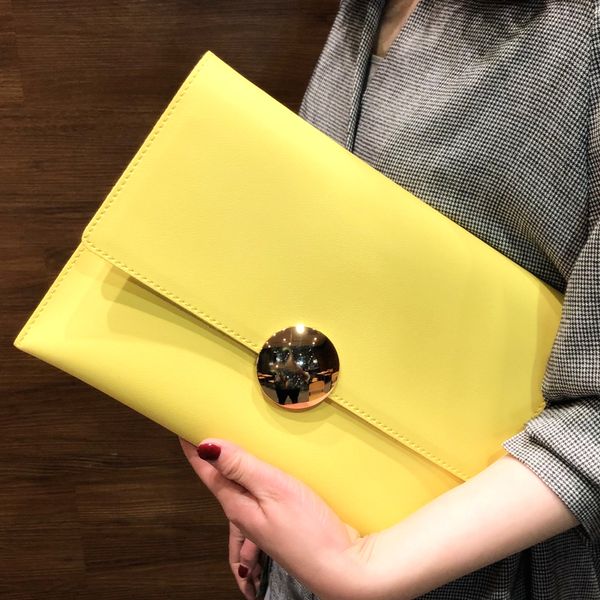 

big envelope clutch bag korean women simple day clutch large capacity female chain shoulder messenger bag high fashion clutches