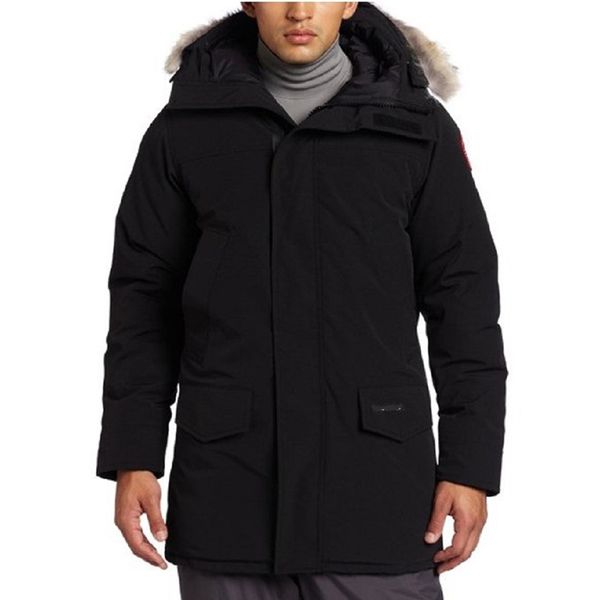 

luxury canada down jacket mens deisgner winter jacket parka men women canada winter jacket outerwear warm winter coats, Black