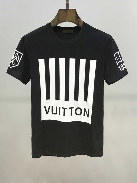 

wholesale t-shirt fashion men's designer print t-shirt men's women's fashion hip-hop t-shirt -3xl, White;black