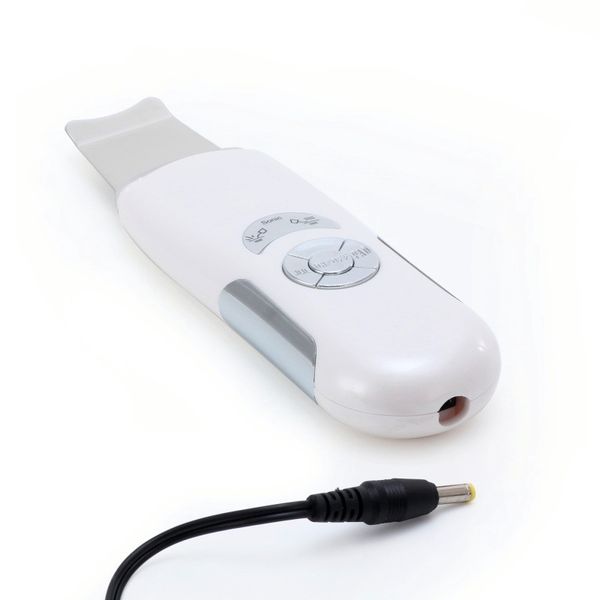 

верхнее качество ультразвуковая чистка лица кожи скруббер cleanser подъемное лица терапия пилинг spa ультразвуковой пилинг cleasing машина, Black;white