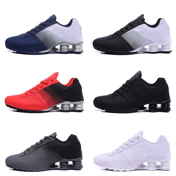 

2020 new shox deliver 809 running shoes famous deliver oz nz mens athletic sneakers black white increased air cushion sports shoes
