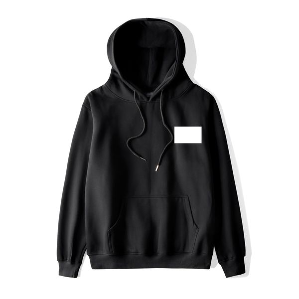 

with logo mens luxury sweatshirt fashion salling new hoodie classic cotton comfortable sports sweater casual wild breathable loose hoodies, Black