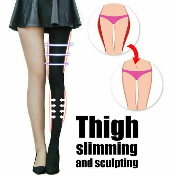 

women bandage tights high waist female down compression pantyhose legs shaper pants slimming shape women, Black;white