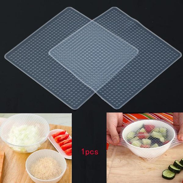 

silicone bowl wrap reusable fruit sealing film environmental kitchen stuff