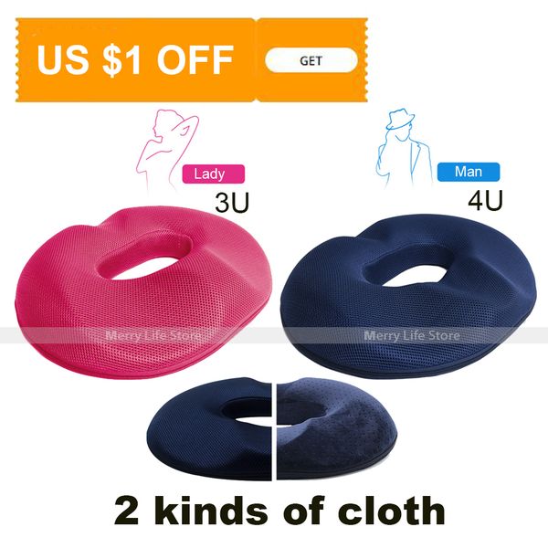 2019 Donut Pillow Hemorrhoid Seat Cushion Tailbone Coccyx