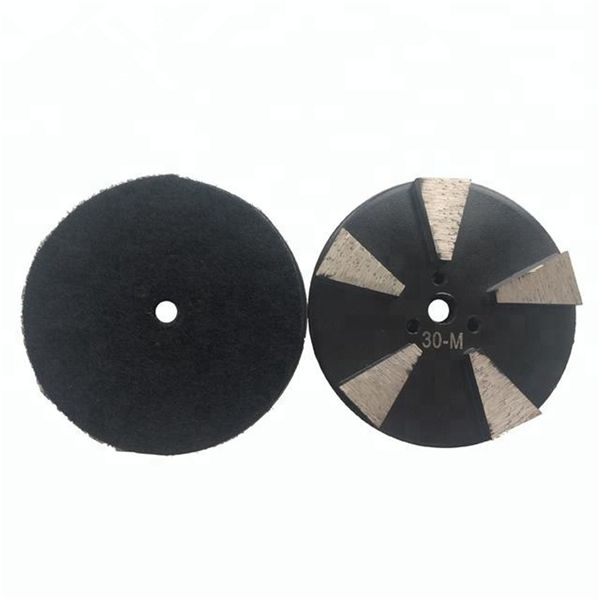 

gd16 backing diamond grinding cup wheel 3 inch diamond concrete pads with five segments for concrete terrazzo floor 9pcs