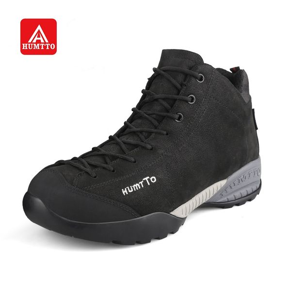 

humtto hiking shoes men warm winter outdoor climbing boots walking sneakers waterproof non-slip leather sports shoes