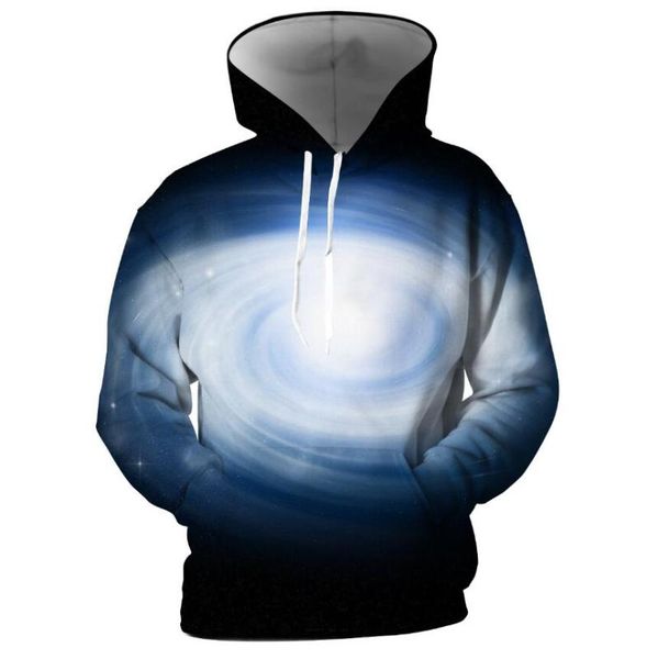 

men's hoodies & sweatshirts kissqiqi men hoodie hip hop sweatshirt 3d print starry sky pullover maximum size s-5xl, Black