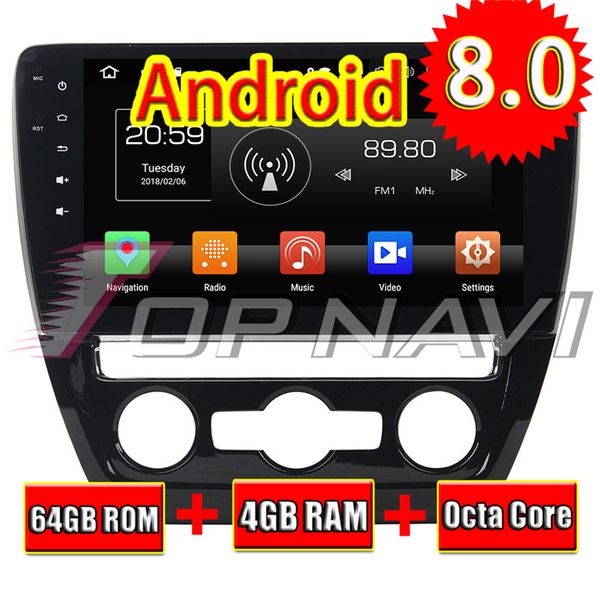 

avi android 8.0 car head unit radio player stereo gps navigation for vw sagitar 2015-2016 autovideo audio 2din stereo no dvd