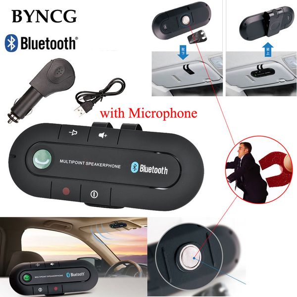 

wireless bluetooth 4.1 kit speakerphone bass stereo car a2dp audio music receiver adapter handswith microphone for mp3 mp4