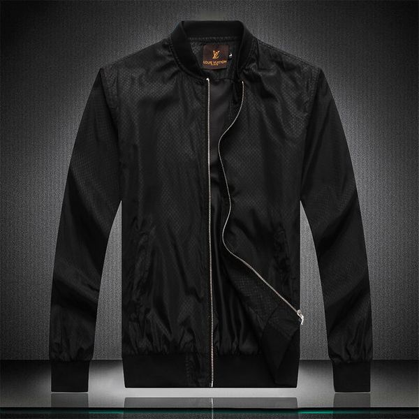 

vl mens luxury designer jacket new salling casual jacket wild loose breathable trend custom embroidered washed jacket, Black;brown