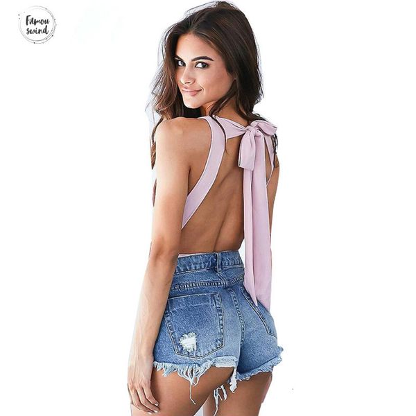 

2019 sexy chic backless bodysuit женщины черный белый глубокий v шеи лето bodycon rompers женщин комбинезон, Black;white