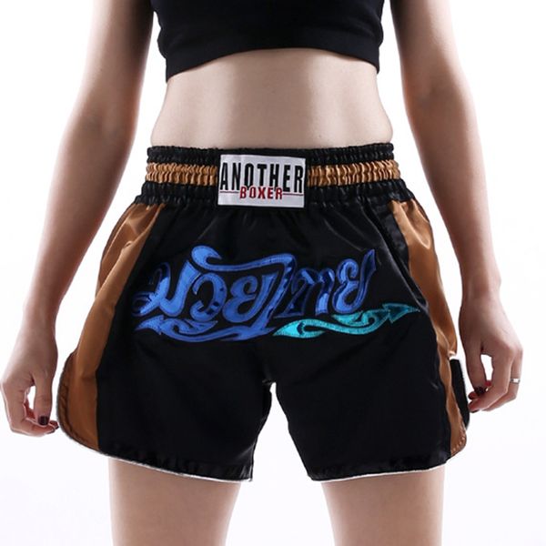 

anotherboxer muay thai boxing shorts fighting sanda sports training, Blue