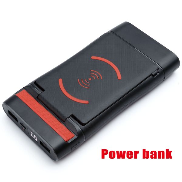 

new power bank 10000mah digital display stand wireless charging mobile power power bank wireless charging treasure