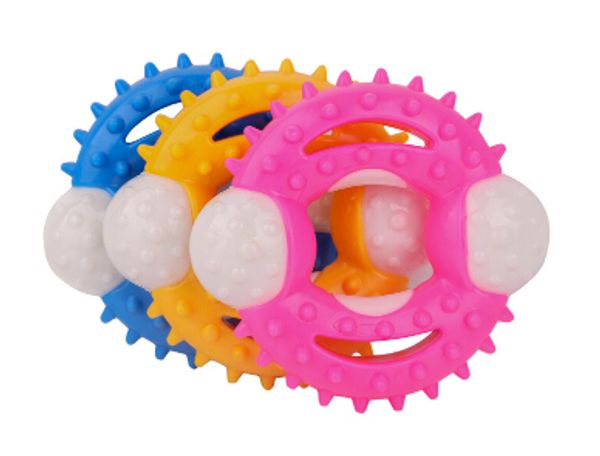 

pet chew toy new creative dog toys bite resistant cleaning tooth tpr dog cat interactive toys