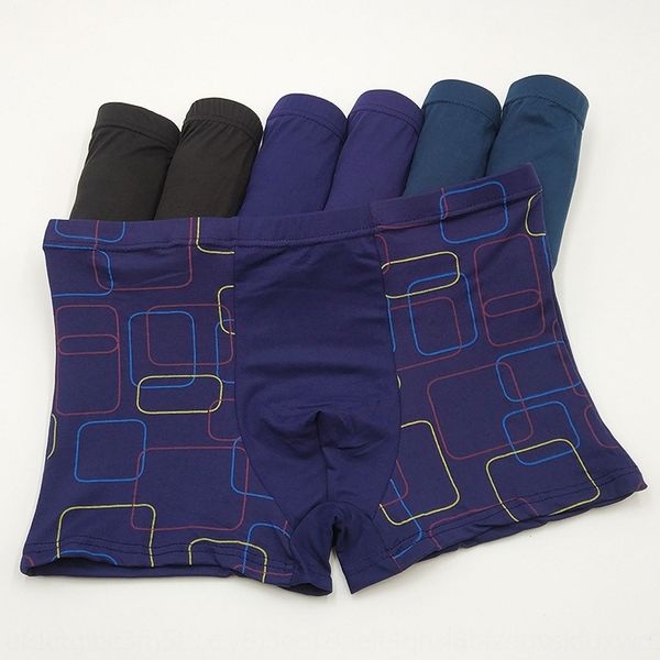 

5qnic мужская большой размер середины талии пять юаней модель ходьбы мужская большой размер молока шелковое нижнее белье середины талии моло, Black;white