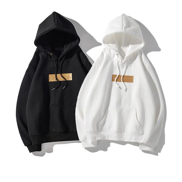 

известная торговой марка mens конструктора hoodie способ хлопка высокого качество мужчины женщина толстовка толстовка письмо фуфайка 2 цвет, Black