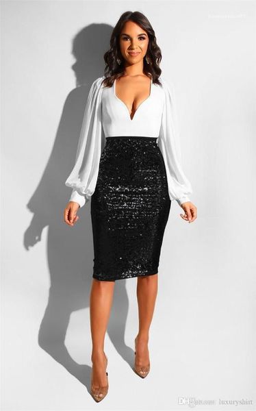 

мода сексуальные короткие юбки блестки нижняя часть тела хип одежда блесток slim fit одежда женские летние платья, Black