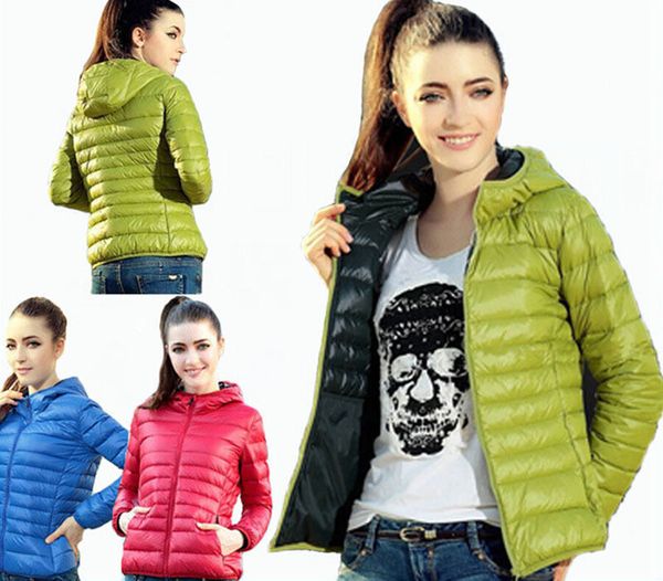 

new winter warm thin mens women ladies hooded slim down jacket coat overcoat top, Tan;black