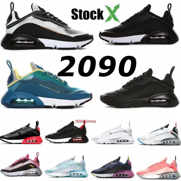 

stock x 2090 running shoes for men women pure platinum duck camo bred triple black white sports trainers designer sneakers size 36-45
