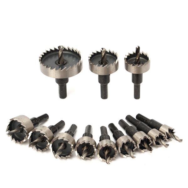 

12pcs 15-50mm hss hole saw cutter hss drill bits set