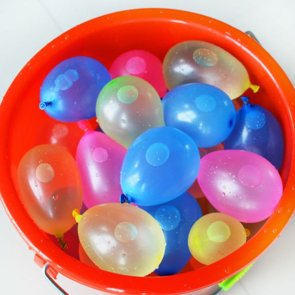 

2019 latex water ball 111pc et water bomb pump rapid injection ummer beach game water inflatable prinking ball