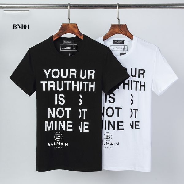 

bm01 designershirts men women summer new luxury t-shirts mens brandshirts short sleeve letter printed mens tees streetwear 2020570k, White