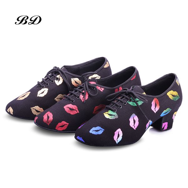 

sports dance shoes jazz women shoes dancing sneakers teacher shoe bd t1-b discounts oxford cloth bags red lips nes