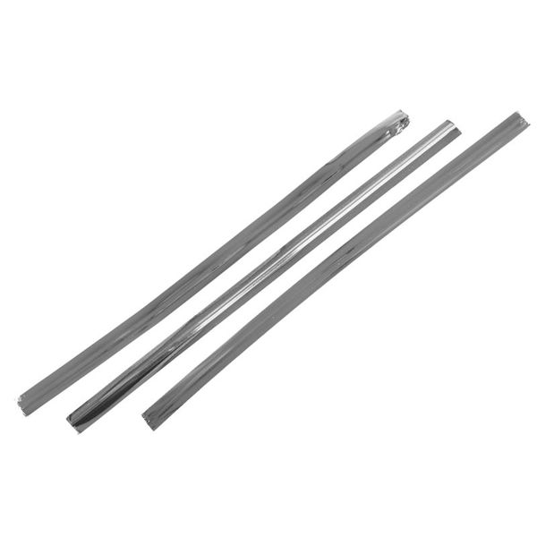 

new 800x metallic twist ties wire for cake pops sealing bags lollipop 8cm pack color:silver size 8cm*0.4cm