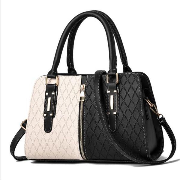 

мода для сумки женские сумки пэчворк 2020 crossbody pu leather black soft омывается курьер щитка сумка