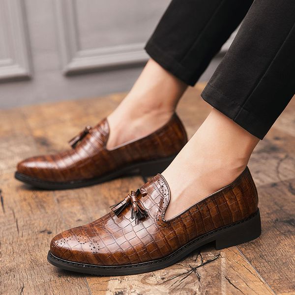 

new fashion casual shoes men leather moccasins loafers boat men flats slip on comfortable footwear large size 38-48, Black