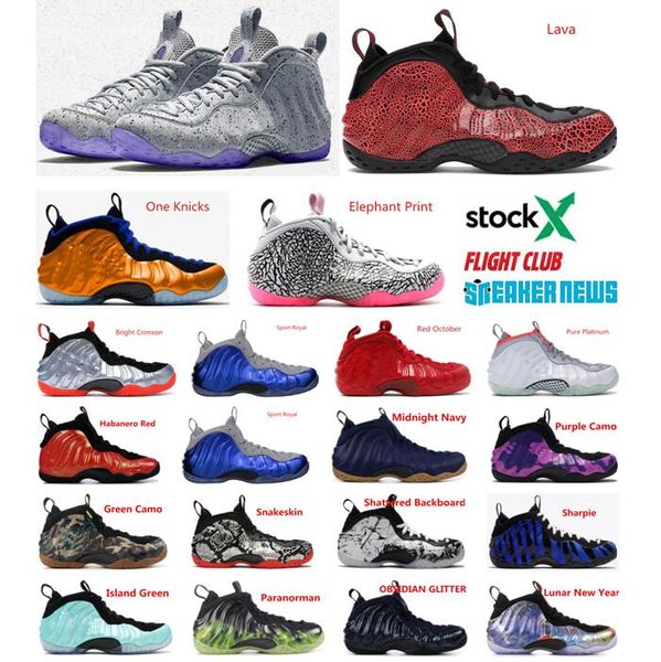 

new men basketball shoes elephant print sport royal northern lights foam pro penny hardaway lava mens designer sneakers with box
