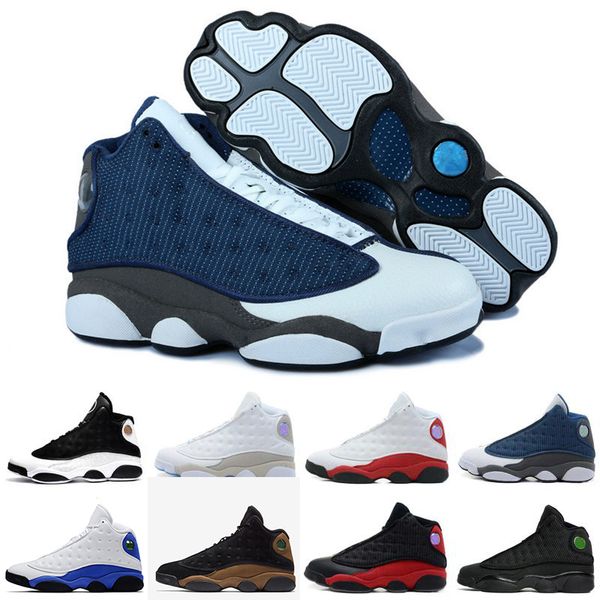 

wholesale basketball shoes for 13 13s sneaker bred black true history of flight dmp discount sports shoe women sneakers trainer, White;red