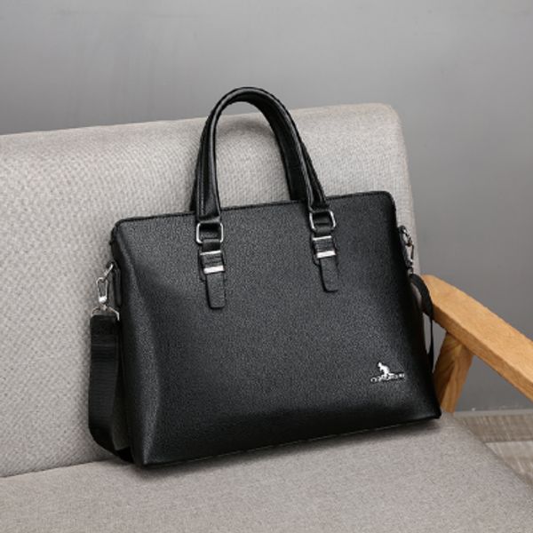 

european and american trend explosion models men's casual business bag shoulder slung portable briefcase fashion computer bag new men&#