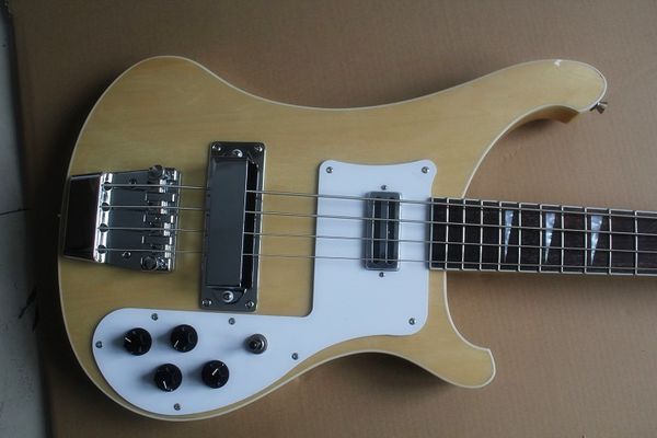 

new@#4003 four-string electric bass beige wood grain rosewood fingerboard