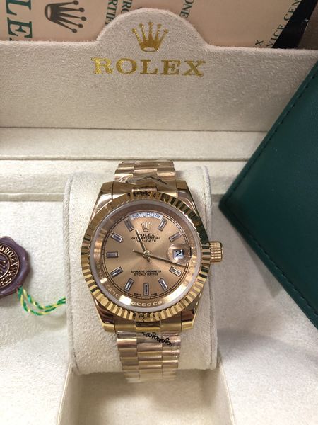 

С оригинальным футляром роскошные наручные часы сапфировое стекло 41mm DAY-DATE diamond 326938 Asia 2813 механизм автоматические механические мужские часы