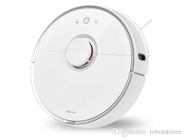 

White roborock 5 robotic vacuum and mop cleaner 2000pa uper power uction wi fifi with 5200mah battery capacity on ale