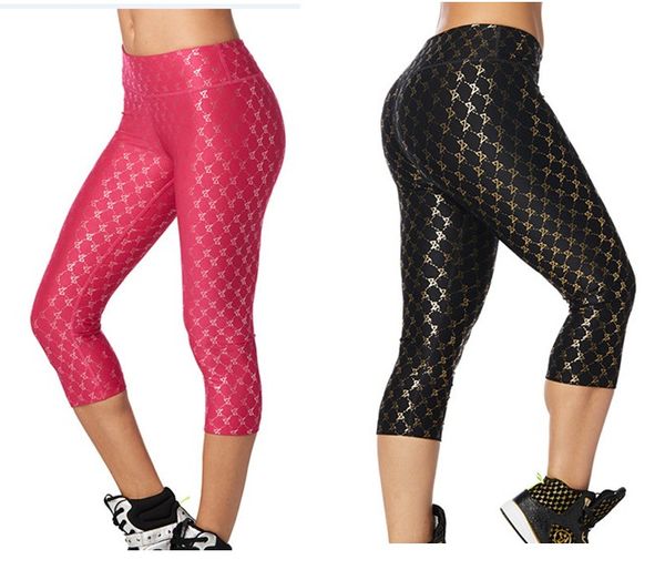

adibao womens knitted polyster trousers women running clothes capri legging running tights p703, Black;blue