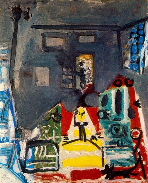 

pablo picasso classical oil painting las meninas velazquez les menines surrealism 1957 100% handmade on white canvas picasso387