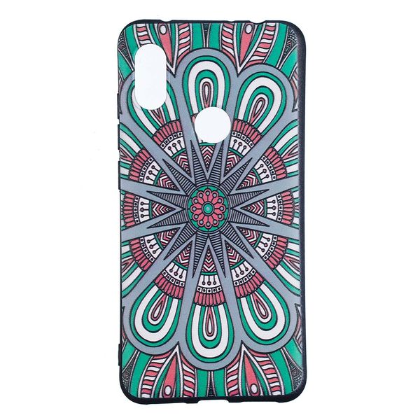 

relief soft tpu case for xiaomi redmi note 6 pro datura pattern