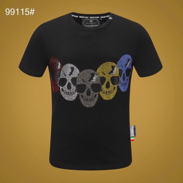 

20ss женщины mens дизайнер футболки luxury phillip обычной футболка лето homme от черного белого черепа superme tee верхней сумки спортивных, White;black